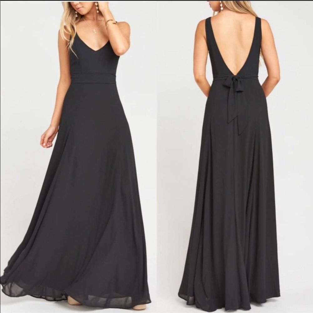 Show Me Your MuMu Black Maxi Dress